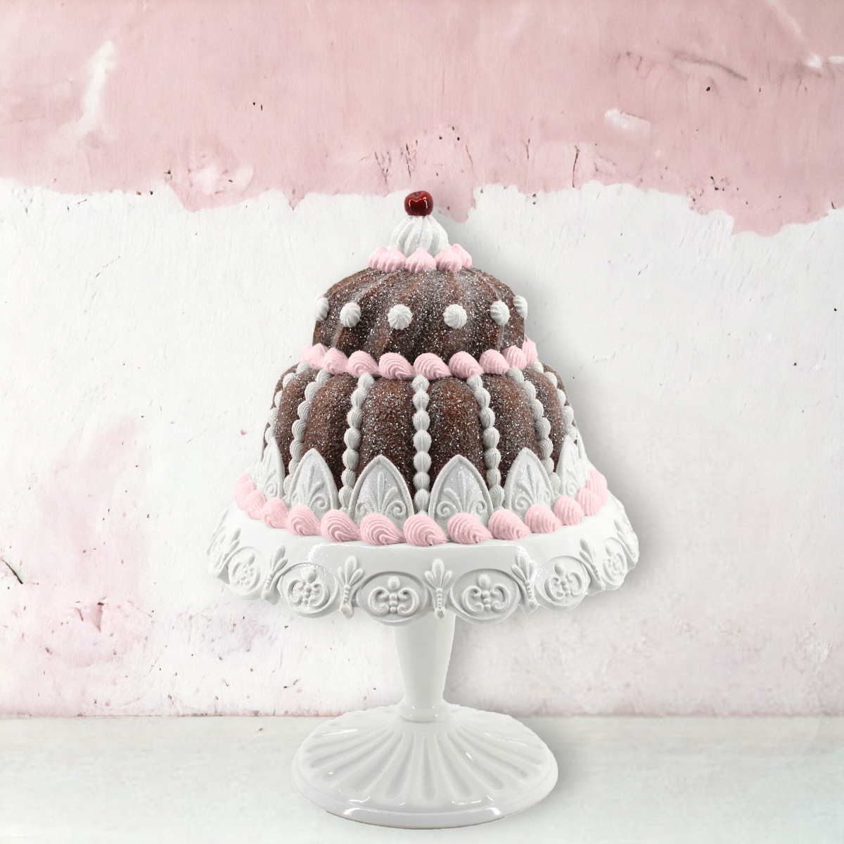 13.5" Gingerbread Cake w/ Cherry