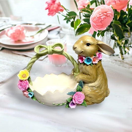 12" Bunny Egg Basket