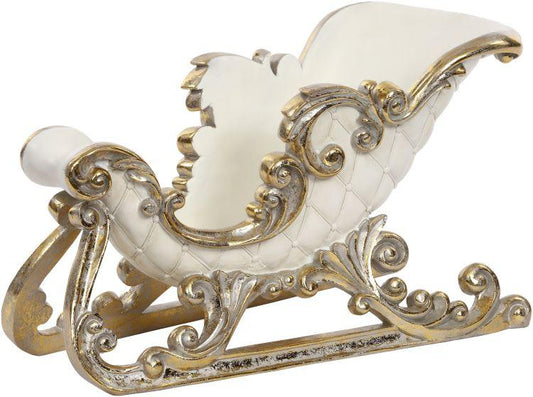 19”x11” Gilded Sleigh
