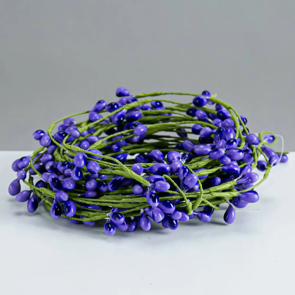 29.5' Purple Berry Garland