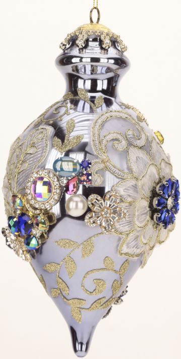 Lavender finial ornament for holiday decorating