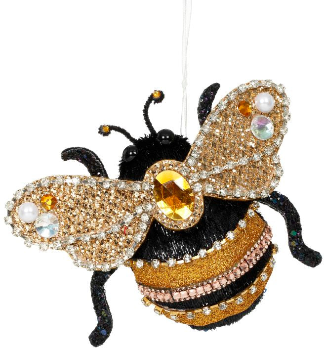 4.5" Jeweled Bee Ornament