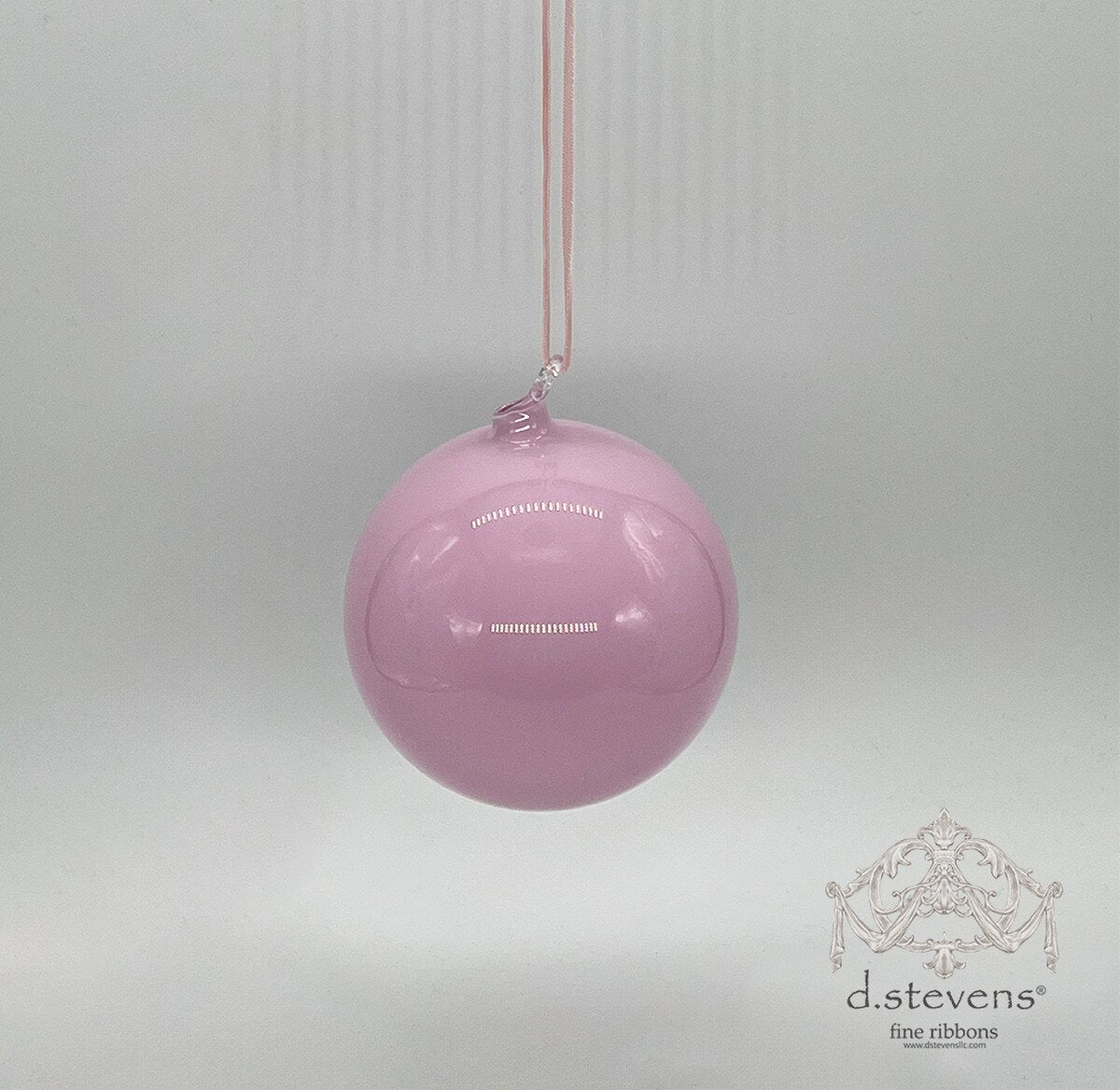 4" Lavender Glass Ball Ornament