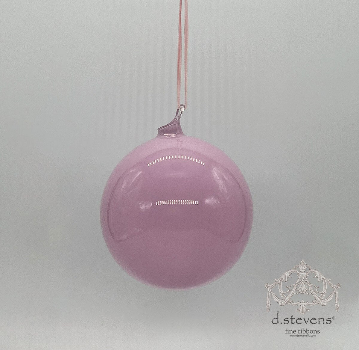 5" Lavender Glass Ball Ornament