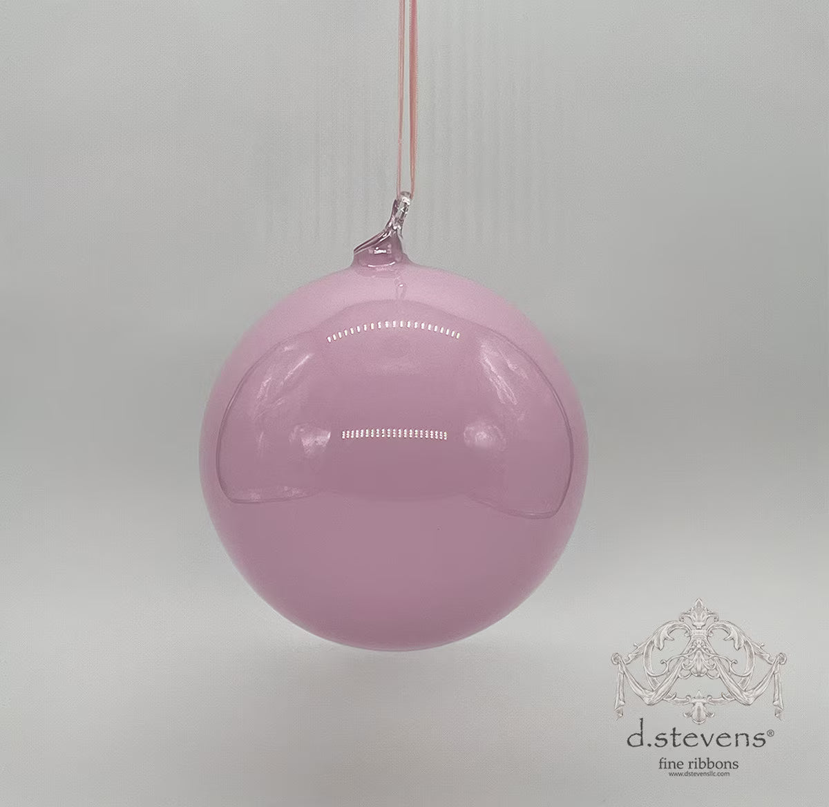 6" Lavender Glass Ball Ornament