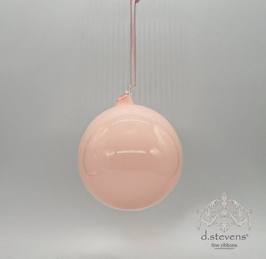 5" Pink Glass Ball Ornament