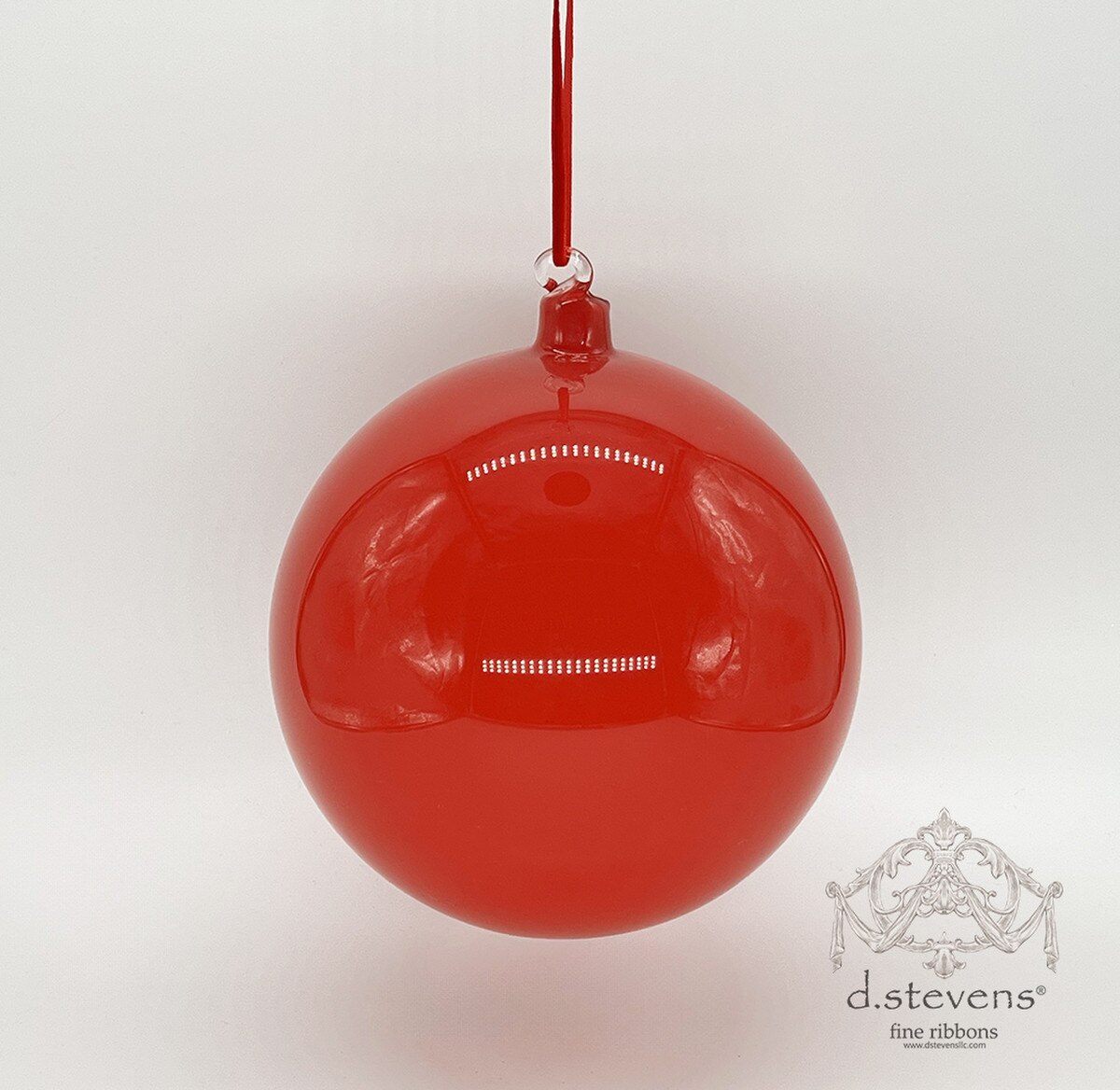 180mm Red Glass Ball Ornament