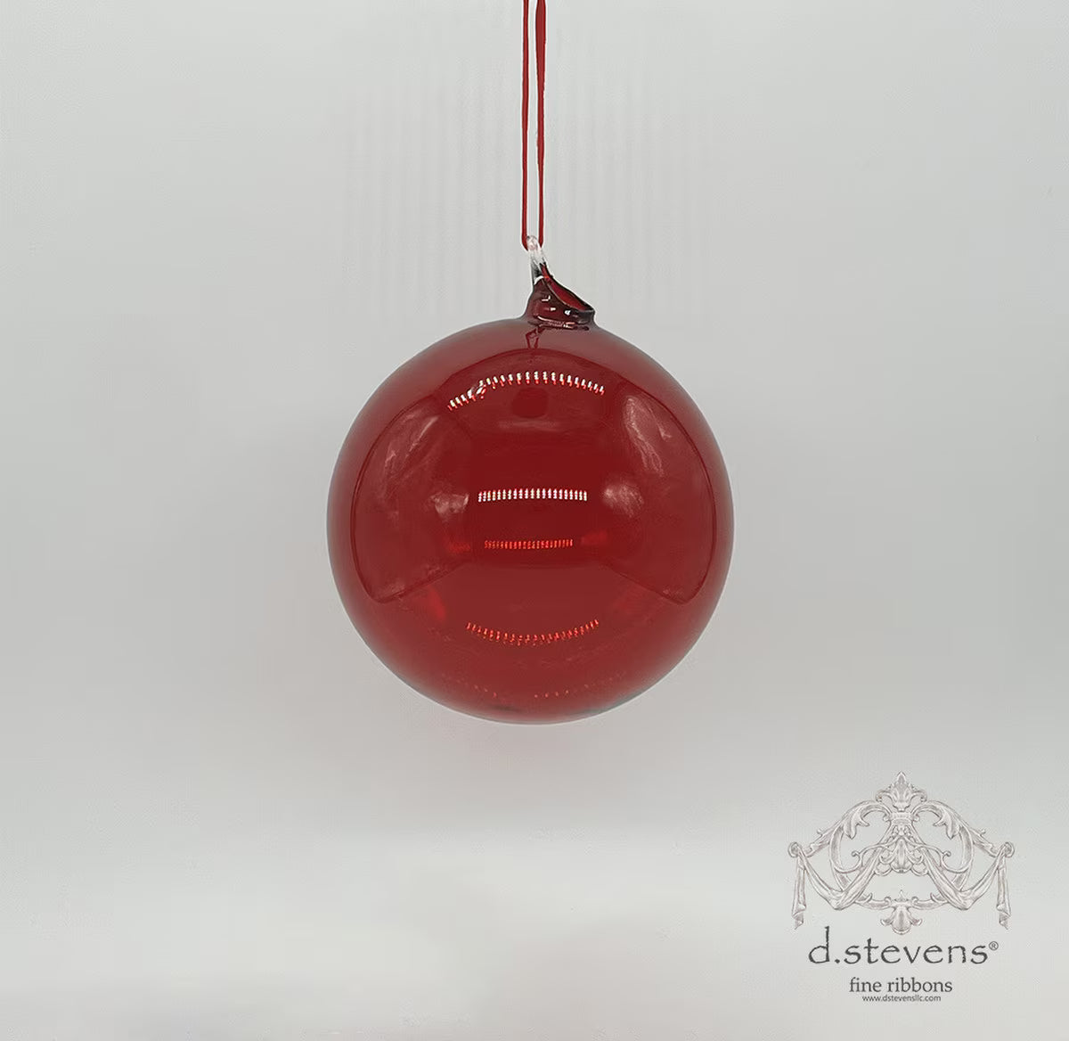 D. Stevens Glass Ball Ornament
