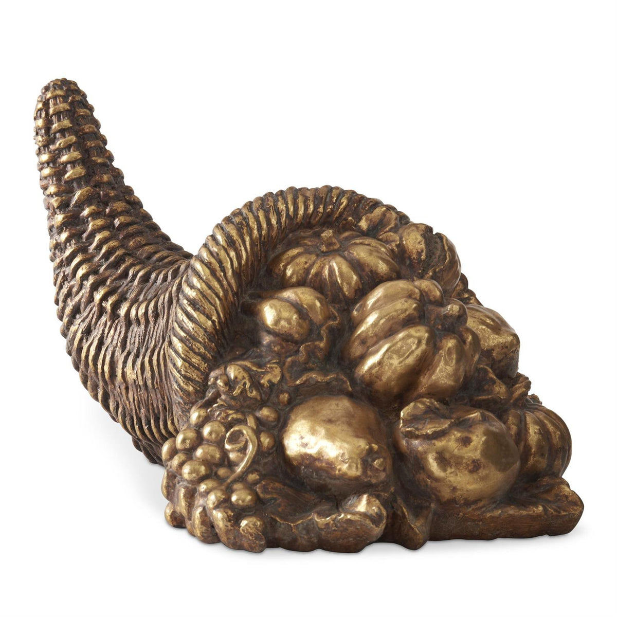 18” Cornucopia Antique Gold