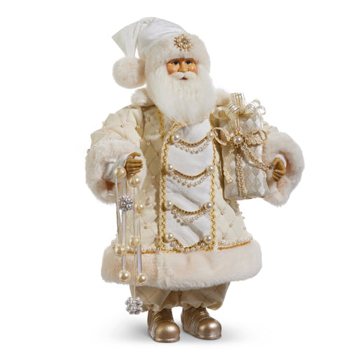 Champagne pearl figurine for holiday decorating