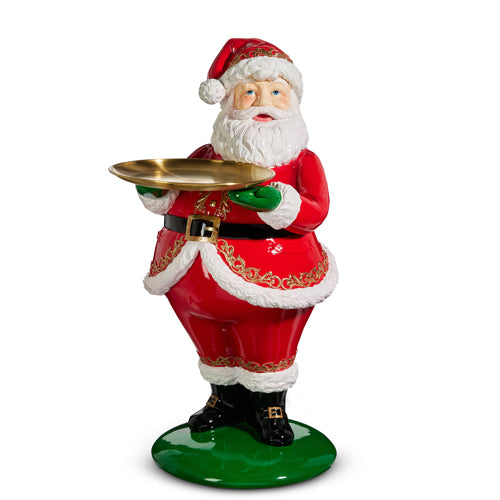 Santa butler figurine, 24 inch, for Christmas decorating