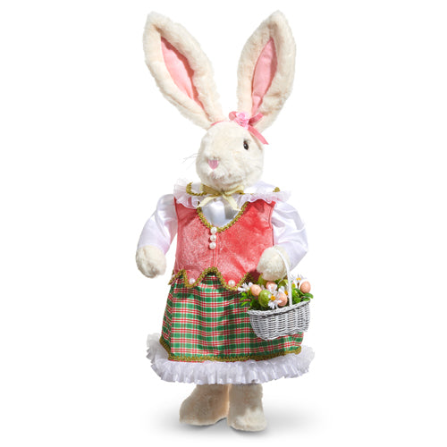 24" Mrs. Plaid Bunny