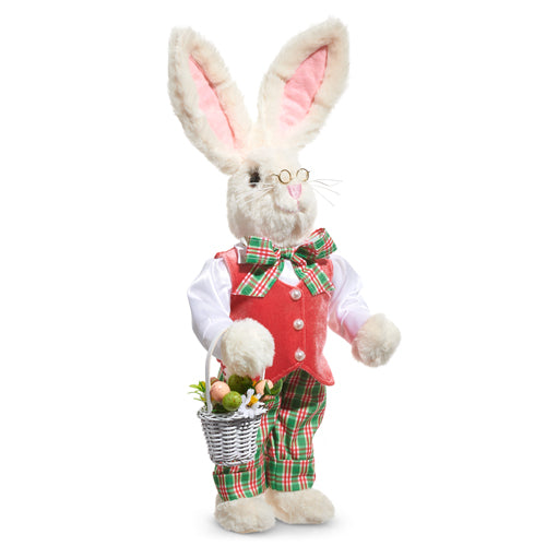 17" Mr. Plaid Bunny