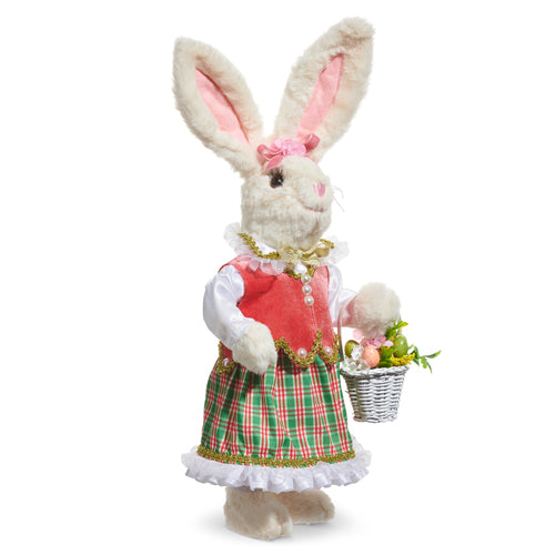 17" Mrs. Plaid Bunny