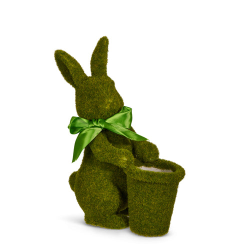 11" Moss Rabbit w/ Pot