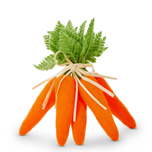 12" Flocked Carrots Bundle/5