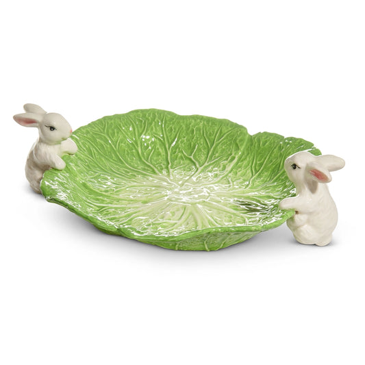 11" Cabbage Bowl Bunnies