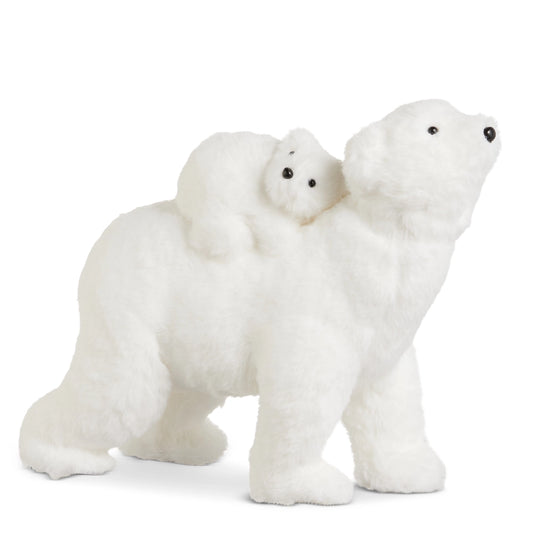 12" Polar Bear & Baby