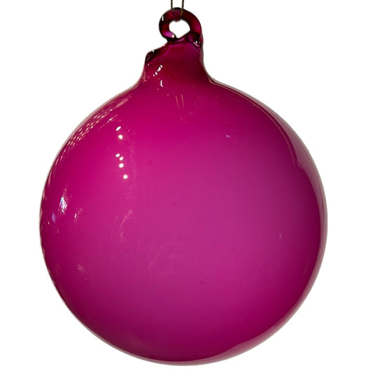 5" Rhubarb Illume Glass Ornament