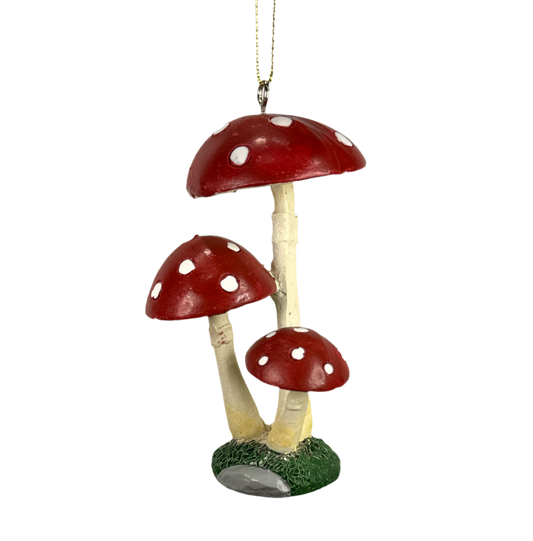 Mushroom with ornament detail.