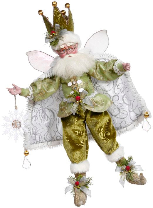 Winter Wonderland fairy figurine in frosty white.