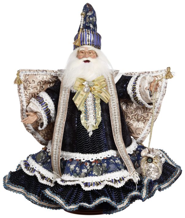 Chinoiserie chic figurine, 26 inch, for Christmas decorating