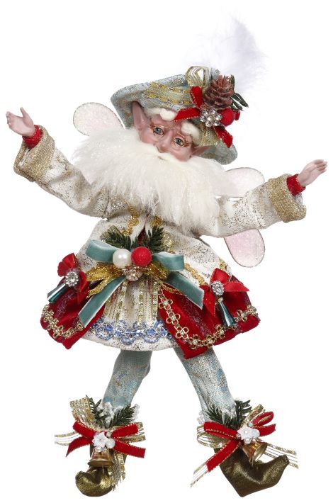 Candlelight fairy figurine in warm cream.