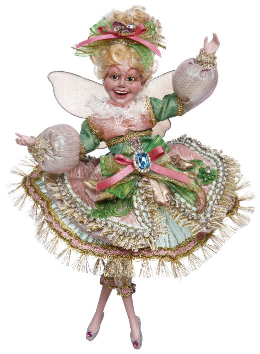Sugar Plums fairy figurine with hand-finished detail.
