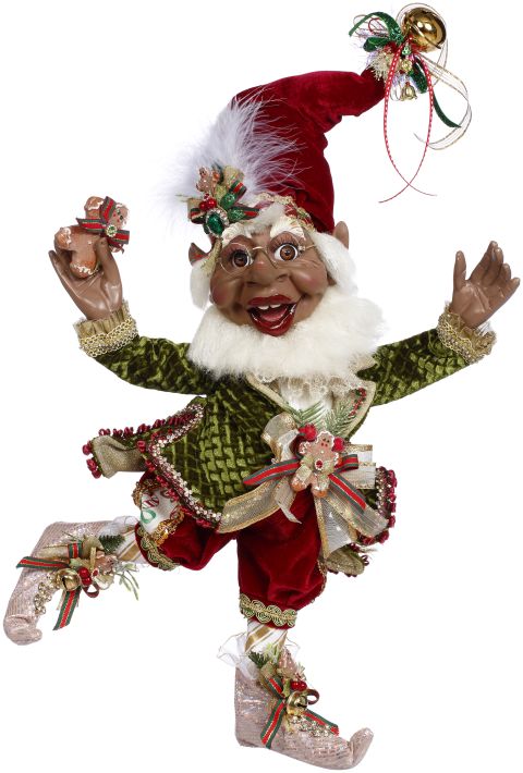 M Cookies and Milk Elf African American