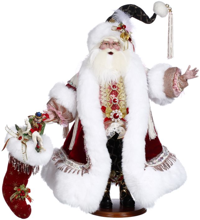 27" Santa w/ Stocking