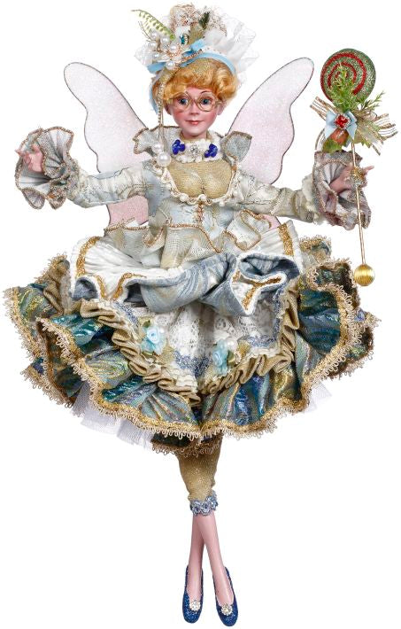 Green sugar plum figurine, for Christmas decorating
