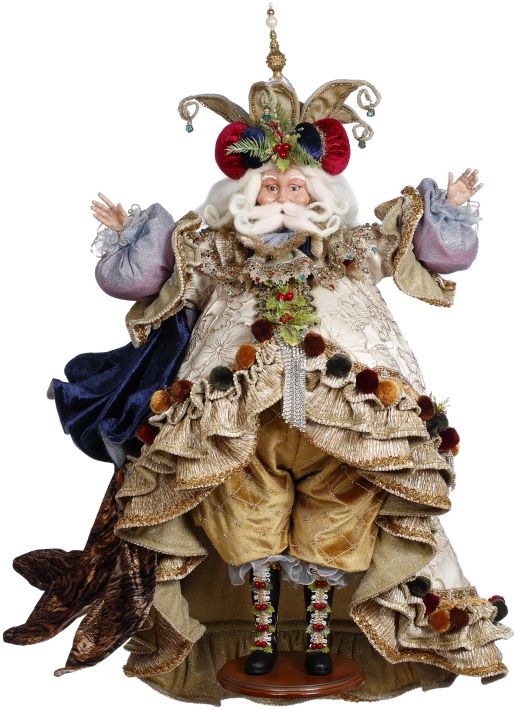 Santa mystere figurine, 37 inch, for Christmas decorating