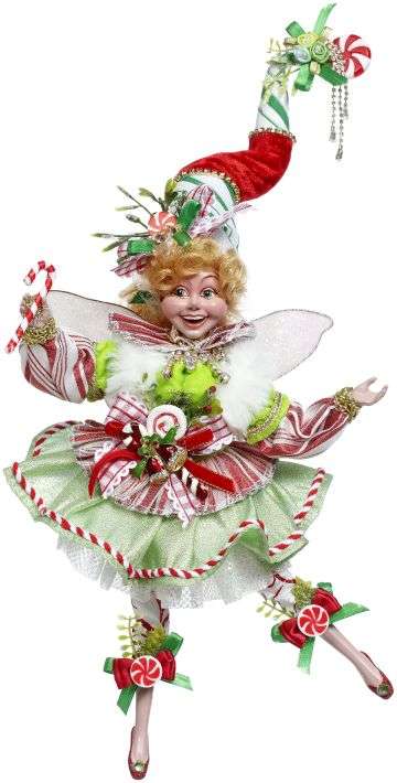 25" Peppermint Patty Fairy Stocking Holder