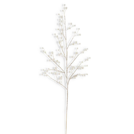 29" Stem Gold Pearl Glitter