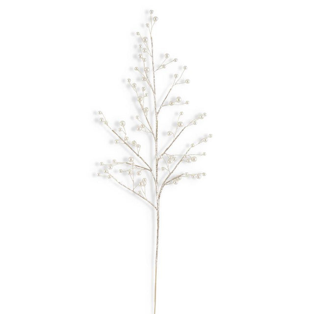 29" Stem Gold Pearl Glitter