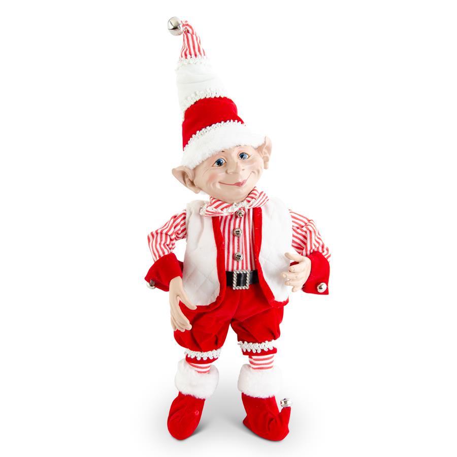 32” Elf Peppermint Helper Posable