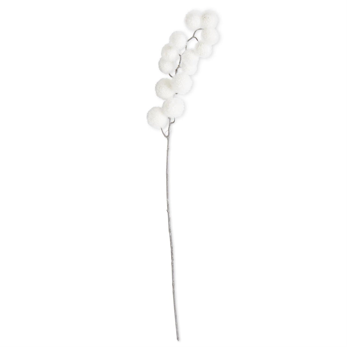 32” Snowy Pompom White Spray