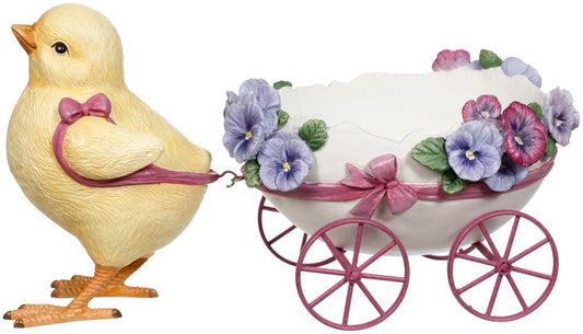 8.5" Chick w/ Carriage