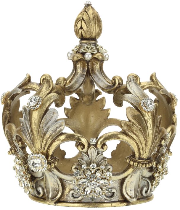 King's crown seasonal & decorations, 10 inch, for Christmas decorating