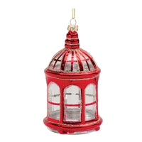 5.5" Lantern Glass Ornament