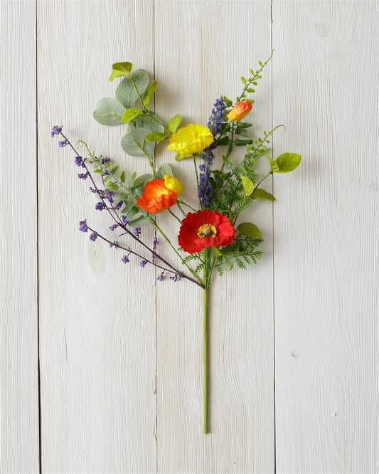 17" Poppies Pick