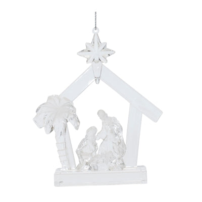 5" Nativity Ornament Acrylic