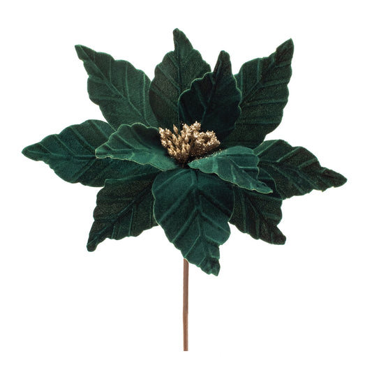 21" Poinsettia Stem Green