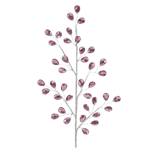 26" Pink Beaded Spray