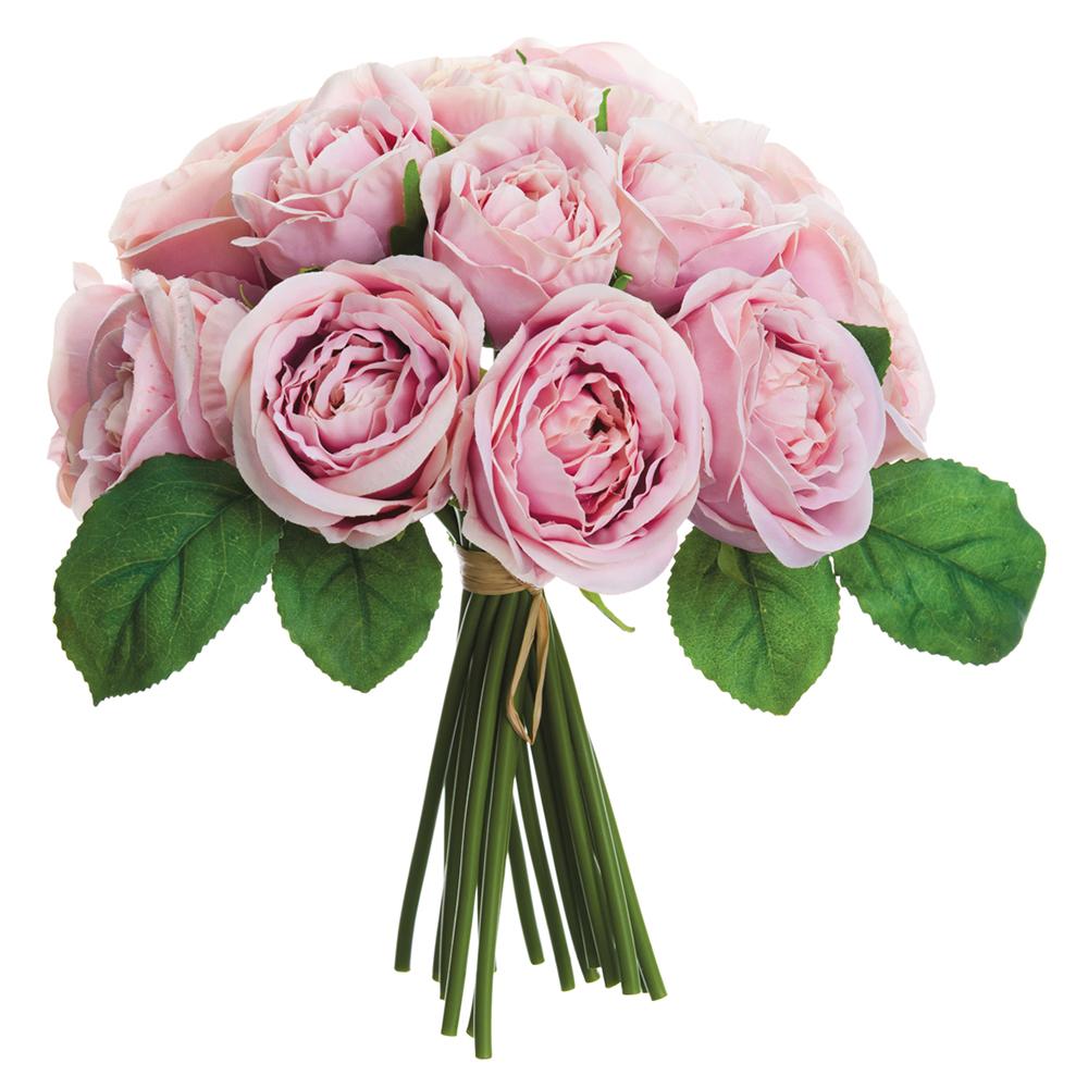 Pink rose bouquet, 9 inches