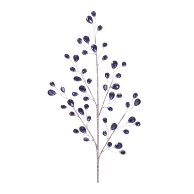 29" Gem Spray Blue Silver