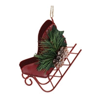 4" Sleigh Ornament