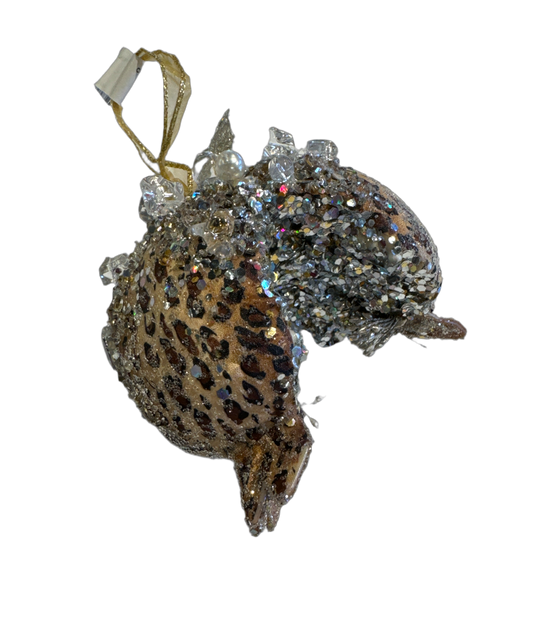 4" Cheetah Pomegranate Bejeweled