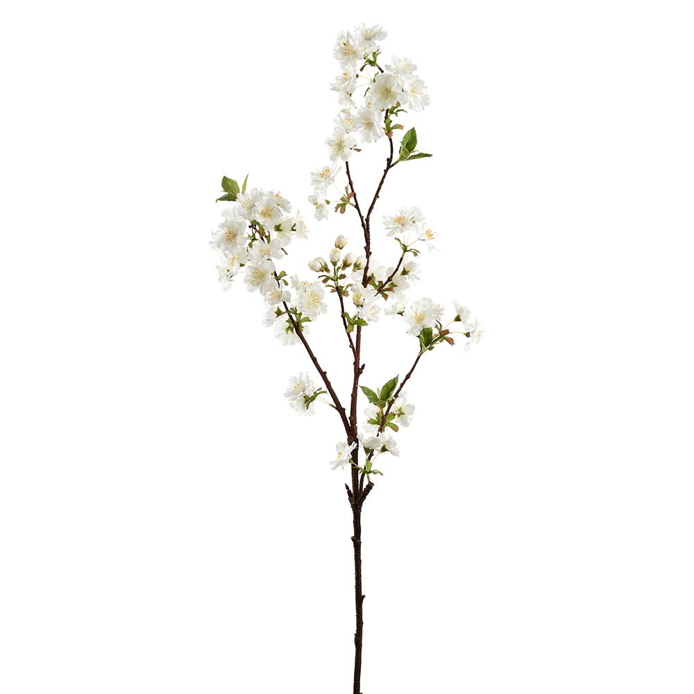 Cream cherry blossom spray, 36 inches