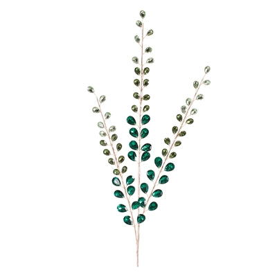 32" Green Jewel Spray